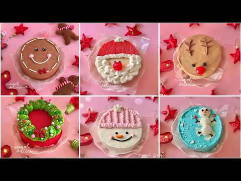 12 ASOMBROSAS ideas de decoraciones de PASTELES de NAVIDAD 🎄 COMPILACIÓN de decoración de pasteles