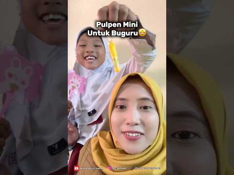 PULPEN MINI UNTUK BUGURU🤩‼️#shortsvideo #schoollife #gurusd #gurumuda #viralshorts #fypage