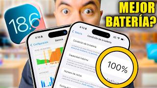 🔋 iOS 18.6: PRUEBA DE BATERÍA 🔥 Una Buena y una Mala Noticia 😳