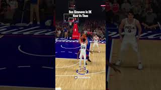 Ben Simmons in NBA2K Now Vs Then 😔