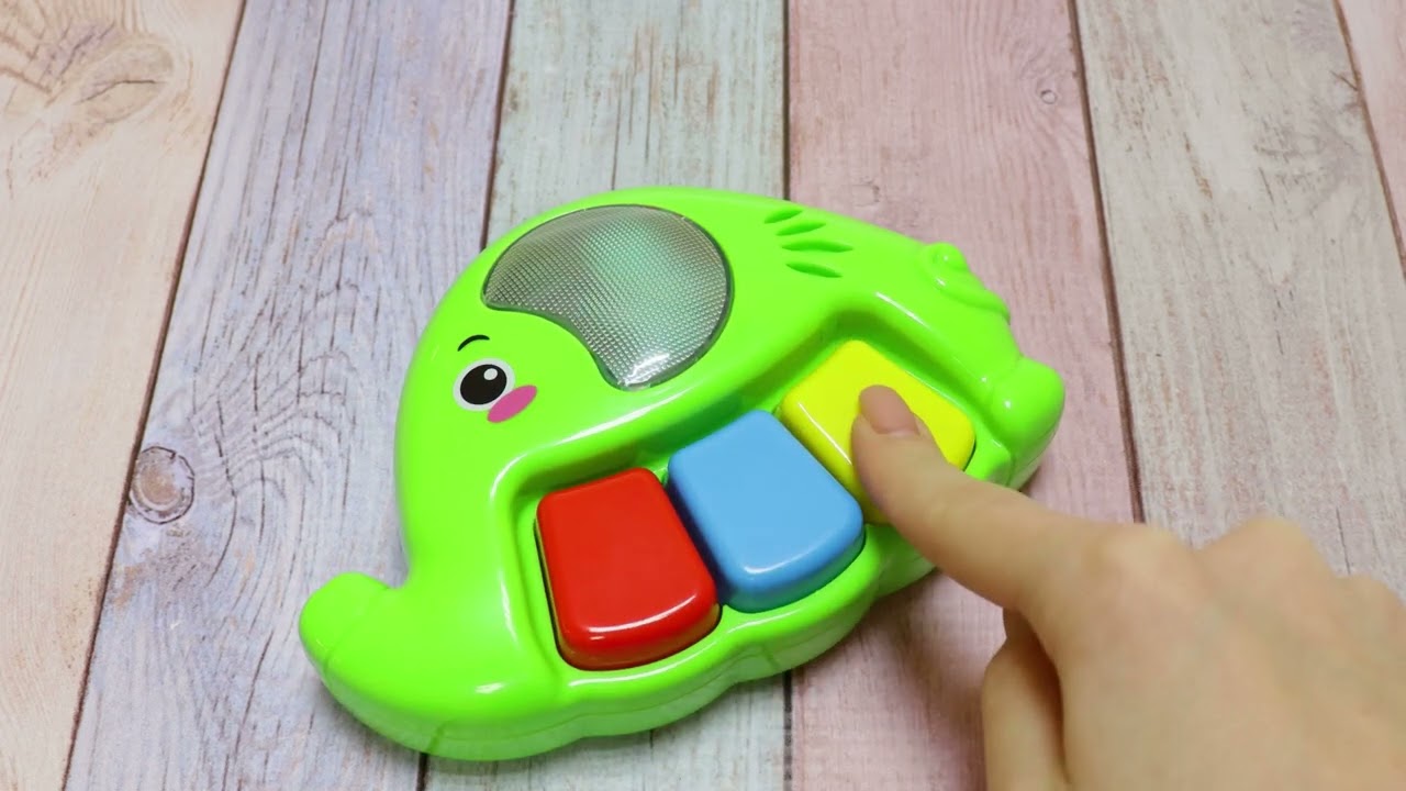 Игрушка музыкальная слон-пианино - видео
