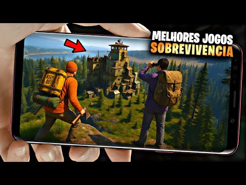 OS 10 MELHORES JOGOS de SOBREVIVÊNCIA para Android 2025