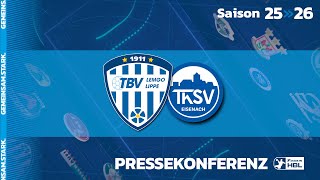 Pressekonferenz: TBV Lemgo Lippe - ThSV Eisenach (20.11.2025)