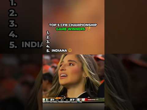 NATTY GAME WINNERS 🥇 #collegefootball #cfb #collegefootballplayoff #indianahoosiers