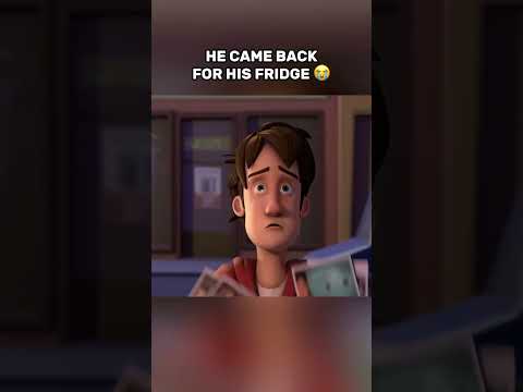 A strong relationship between a boy and his fridge 😭 | #shorts #animation