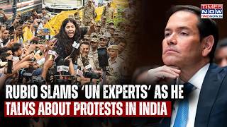 Marco Rubio Slams ‘UN Experts’ As He Speaks On Protests In India| US State Secy’s’ ‘Oxymoron’ Jibe