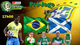 🔴#AOVIVO | Pré-Jogo: Brasil x Escócia: onde assistir ao vivo, horário e escalações  Copa do Mundo.