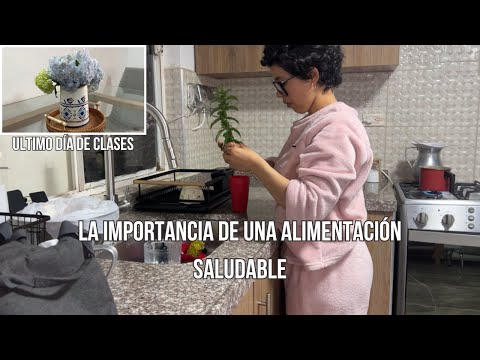 ✨BENEFICIOS DE UNA ALIMENTACIÓN SALUDABLE ⚖ ULTIMO DIA DE CLASES 🧗‍♂️ RECETA DE SOPA CAMPESINA 🍲