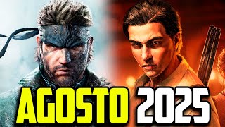 12 Jogos LANÇAMENTOS INCRÍVEIS de AGOSTO 2025!