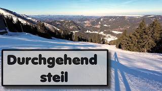 Durchgehend steil – Piste 1 Schwarz in Lackenhof ⛷️ | Große Ötscher Piste | POV 4K