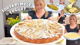 TORTA DI MELE e YOGURT rovesciata FACILE E VELOCE senza montare nulla 