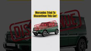 Mercedes Tried To Discontinue G-Wagon! #gwagon #shorts