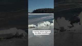 Frozen lake vs. summer #frozenlake #ice #finland