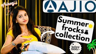 SUMMER FROCKS || AJIO || FASHION || AFRINVAJ❤️❤️❤️