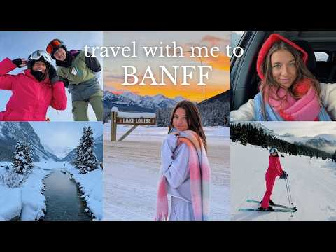 travel with me to *Banff Alberta* CANADA: ski trip in a Christmas town