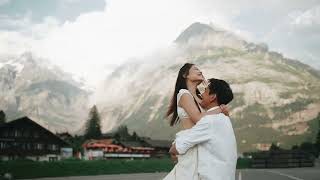 我们在瑞士旅行婚礼的Prewedding