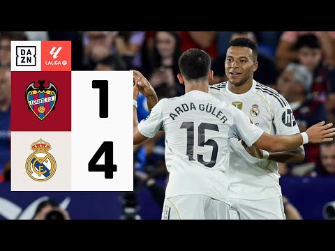 Levante UD vs Real Madrid (1-4) | Resumen y goles | Highlights LALIGA EA SPORTS