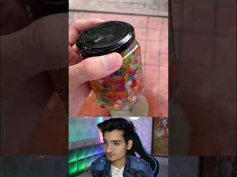 ASMR Glass Bottle Braking Challenge #shorts