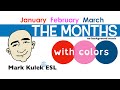 Exploring Months and Colors in English