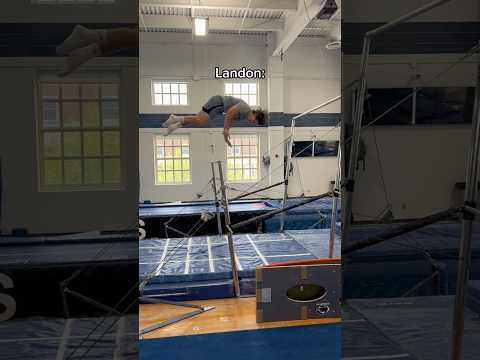 men try women’s gymnastics 🤯 #gymnastics #gymnast #challenge enge