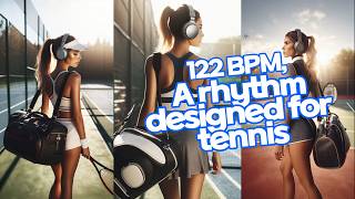 "122 BPM, On your way to the court" (TennisGo Story) #tennis players #tennis rhythm #tennis mindset