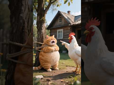 The unlucky orange cat! #funny #funnyshorts #cat