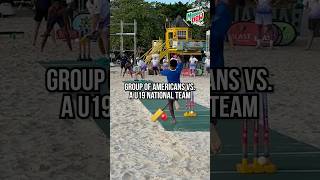 Group of Americans vs. Barbados U19 cricket team #cricket #teamusa #barbados
