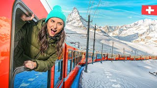 Iarna perfectă există: trenul cu priveliști ireale din Elveția