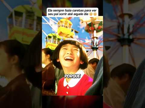 Ela sempre fazia caretas para ver seu pai sorrir até aquele dia