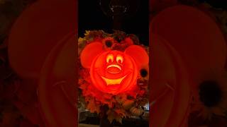 Presenting the first #Mickey pumpkin of #Halloween 🎃🍂 #MagicKingdom #WaltDisneyWorld