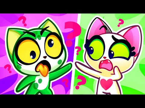 Where Is The Real Cat? 🧟 Zombie Cat VS Real Cat 🌟 Baby Cartoon Video by Purr-Purr Stories