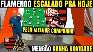 GLOBO ESPORTE FLAMENGO HOJE! MENGÃO ESCALADO PRO JOGO CONTRA O CUSCO! NOTICIAS DO FLAMENGO HOJE!