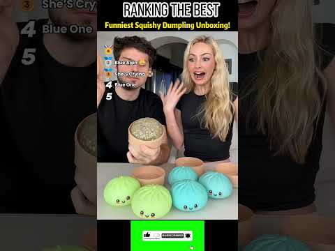 Ranking Funniest Squishy Dumpling Unboxing!