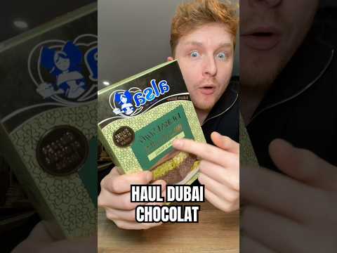 Plein de produits au chocolat de Dubaï 😍✨ #food #dubaichocolate #dubai #recette #degustation