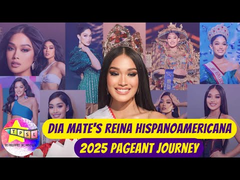 Dia Mate's Reina Hispanoamericana 2025 Pageant Journey