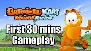 GARFIELD KART FURIOUS RACING - First 30 mins Nintendo Switch Gameplay - No Commentary