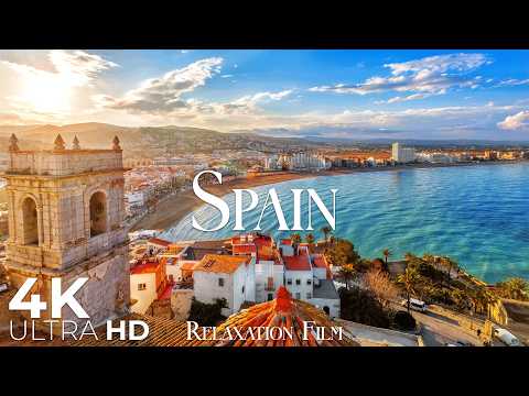 Spain 4K - Relaxation Film - Peaceful & Relaxing Music - Europe Ultra HD