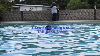 WISATA AKHIR PEKAN# KALO EMAK BERENANG PAKE GAYA JADUL