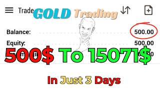 How To Grow 500$ to 15071$ Masterplan! #forex #trading #tradingstrategy #forextrader