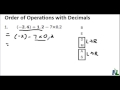 Order of Operations and Basic Arithmetic