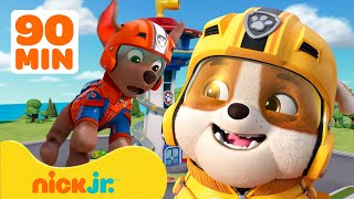 Paw Patrol | Rubble Rescata a PAW Patrol y Salva a Bahía Aventura | 90 Minutos | Nick Jr. en Español