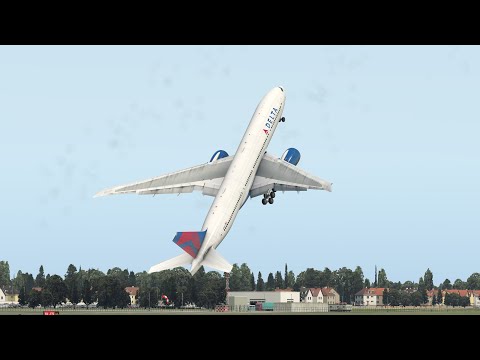 Boeing 777 Vertical Take Off in X-Plane 11