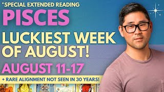 Pisces - JAW, MEET FLOOR 😳 SHEER MAGNITUDE OF THIS WEEK… 🌠 Aug 11-17 Tarot Horoscope