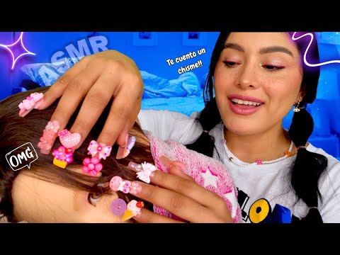 ASMR 💤 Noche en MI CUARTO 💅 después de salir TEMPRANO de clases 😴I ASMR en ESPAÑOL I Ges ASMR