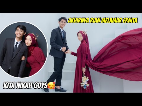 SETELAH 6 TAHUN PACARAN AKHIRNYA RIAN NGAJAK ERNITA NIKAH😍DILAMAR LANGSUNG DIGBK