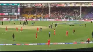 Team Islamabad United Doing Practice At National Stadium Before  Match