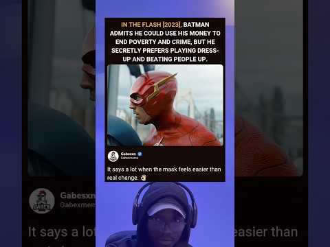 In the Flash (2023) Batman admits he could use his money to end poverty
