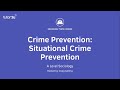 Situational Crime Prevention Concepts