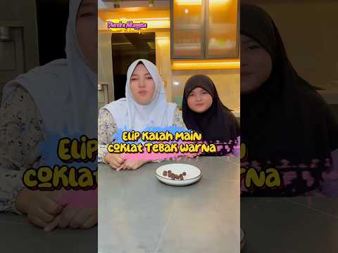 Elip Kalah Main Coklat Tebak Warna #shorts