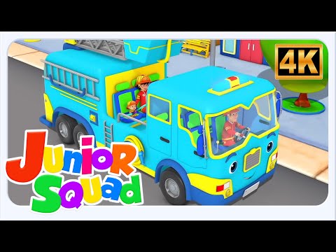 🚒 Las Ruedas del Camión de Bomberos Canción Infantil Divertida y Educativa para Niños